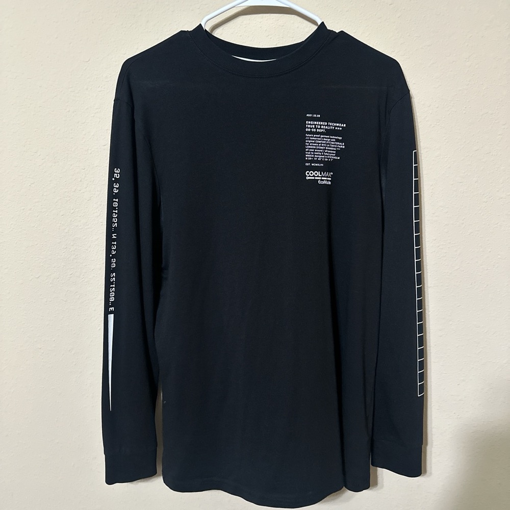 Black COOLMAX long sleeve